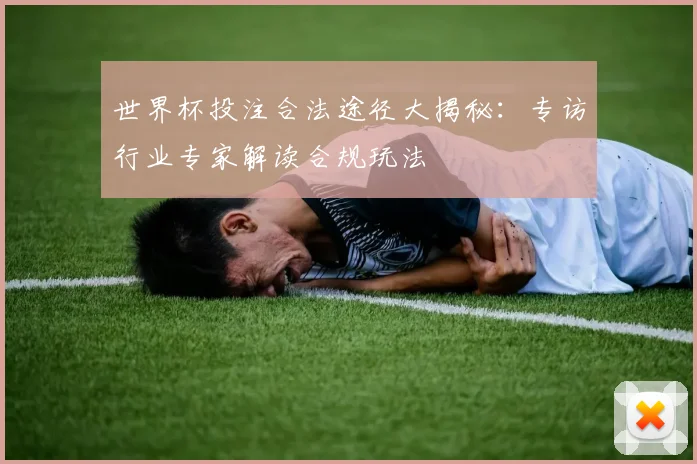 世界杯投注合法途径大揭秘：专访行业专家解读合规玩法